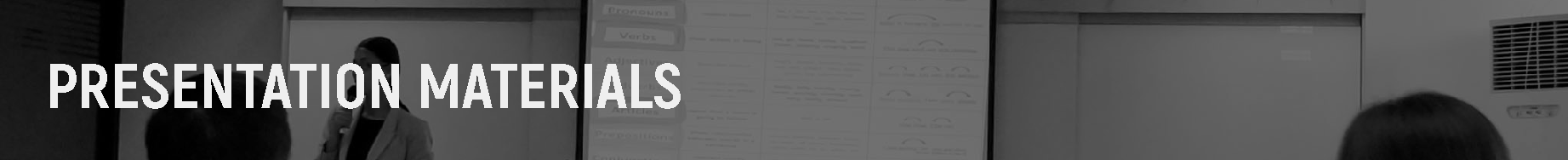 PRESENTATION MATERIALS 01
